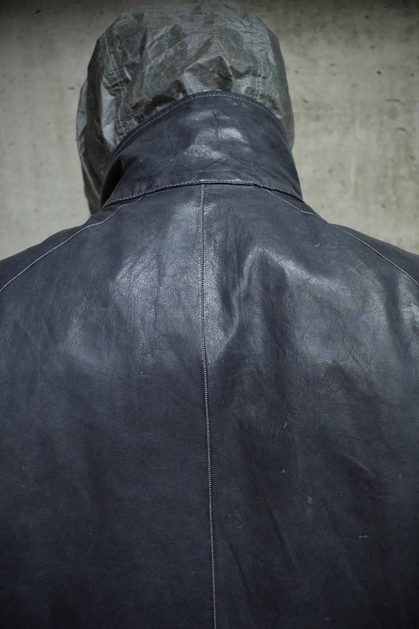 Carol Christian Poell 'LOM/2400 ROOLS-PTC/29' Reversible Object-dyed Kangaroo Leather Parachute Parka Jacket