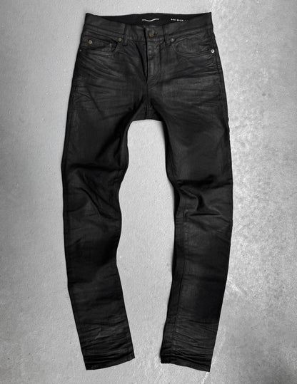 Saint Laurent Paris SS16 Waxed ‘D02’ Skinny Denim