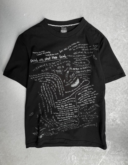 Number (N)ine SS08 “BIRDS” Neil Young Lyrics Graphic T-shirt