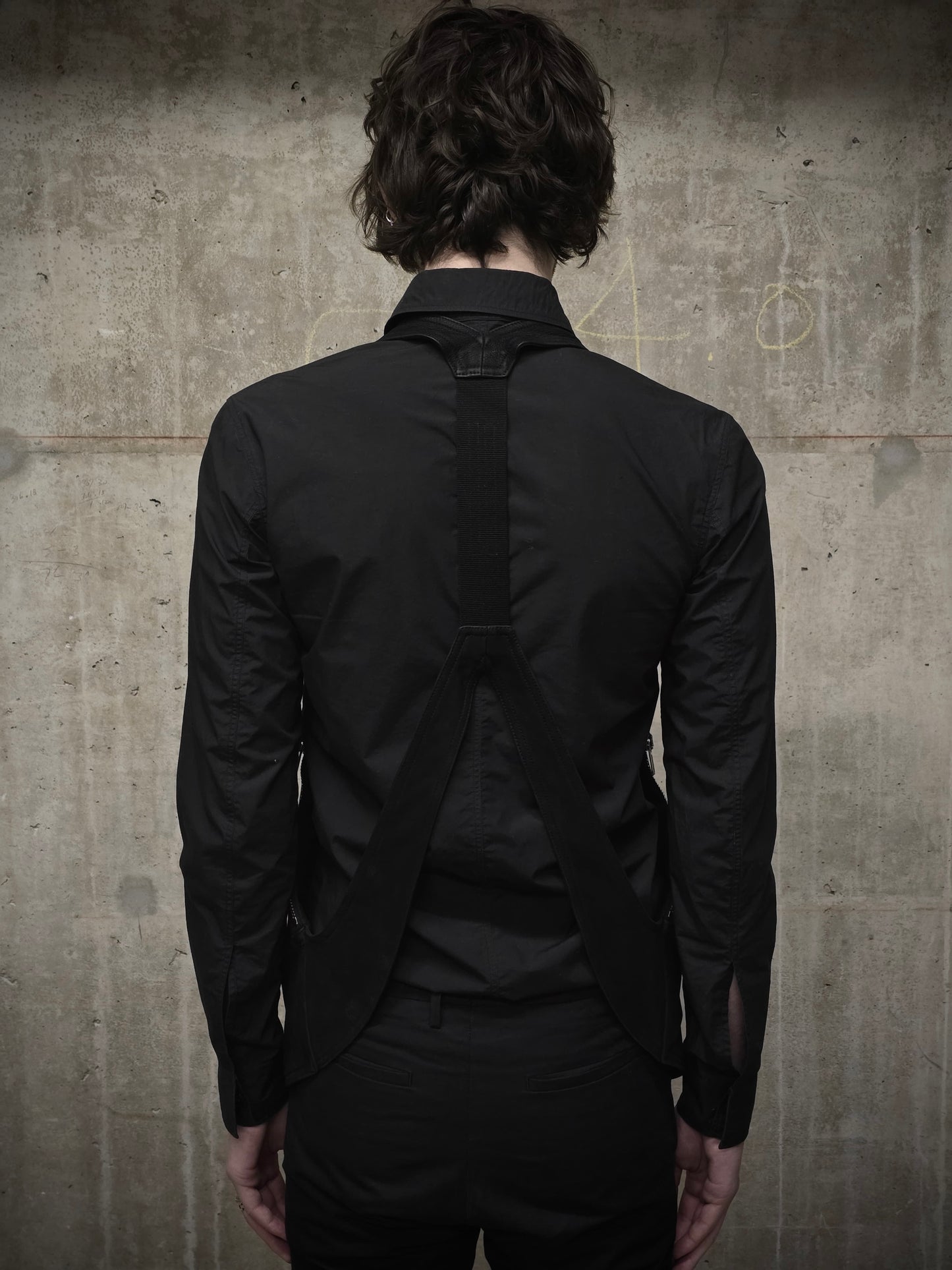 Rick Owens SS24 "LIDO" Cow Leather Bauhaus Vest Bag