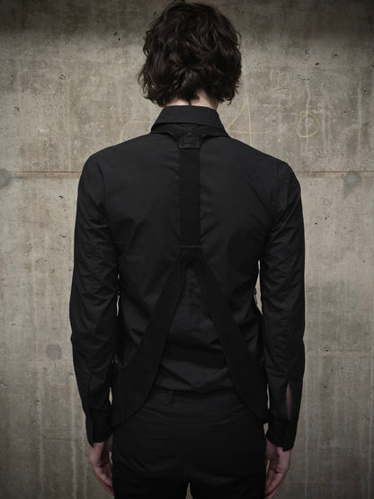 Rick Owens SS24 "LIDO" Cow Leather Bauhaus Vest Bag