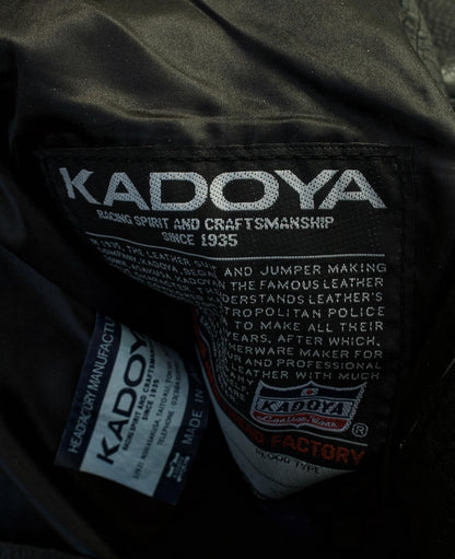 Kadoya Head Factory 00s Cowhide Leather Motorcycle Cargo Pants