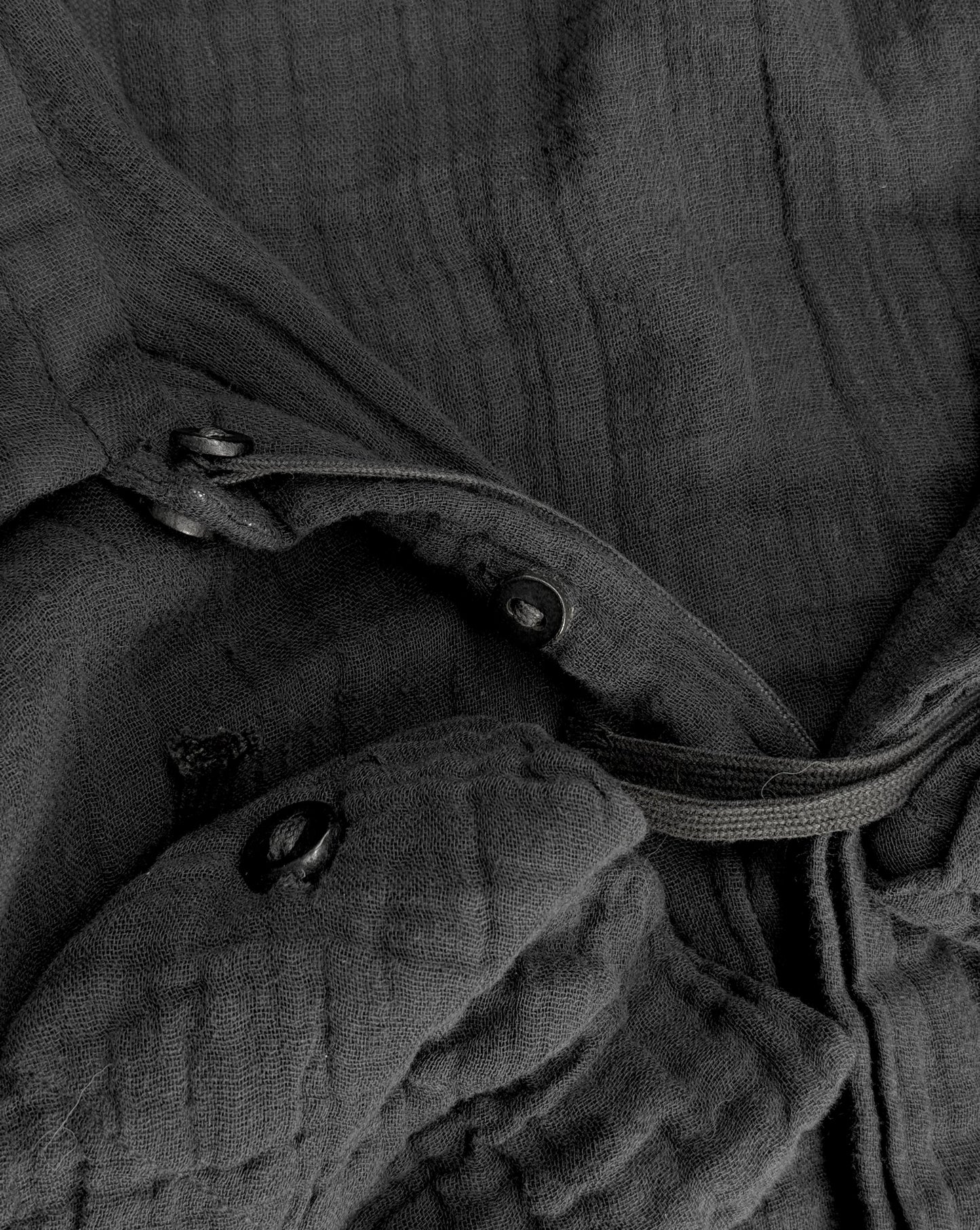 Boris Bidjan Saberi AW11-12 "BLOOD" Distressed Frayed Hem Shirt