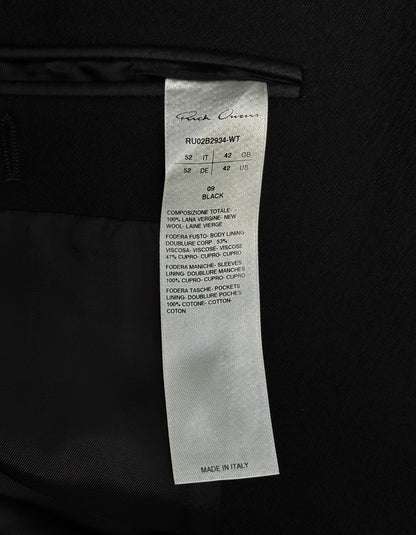 Rick Owens AW22 “STROBE” Light Wool ‘Neue’ Coat