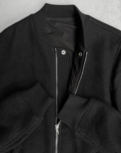 Rick Owens AW18 “SISYPHUS” Boiled Wool Padded Bomber Jacket