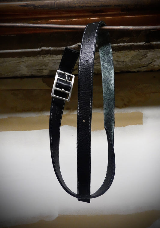 Carol Christian Poell 'AM/2623-IN PABER-PTC/10' Twisted Tonneau Paper Dart Bison Leather Belt