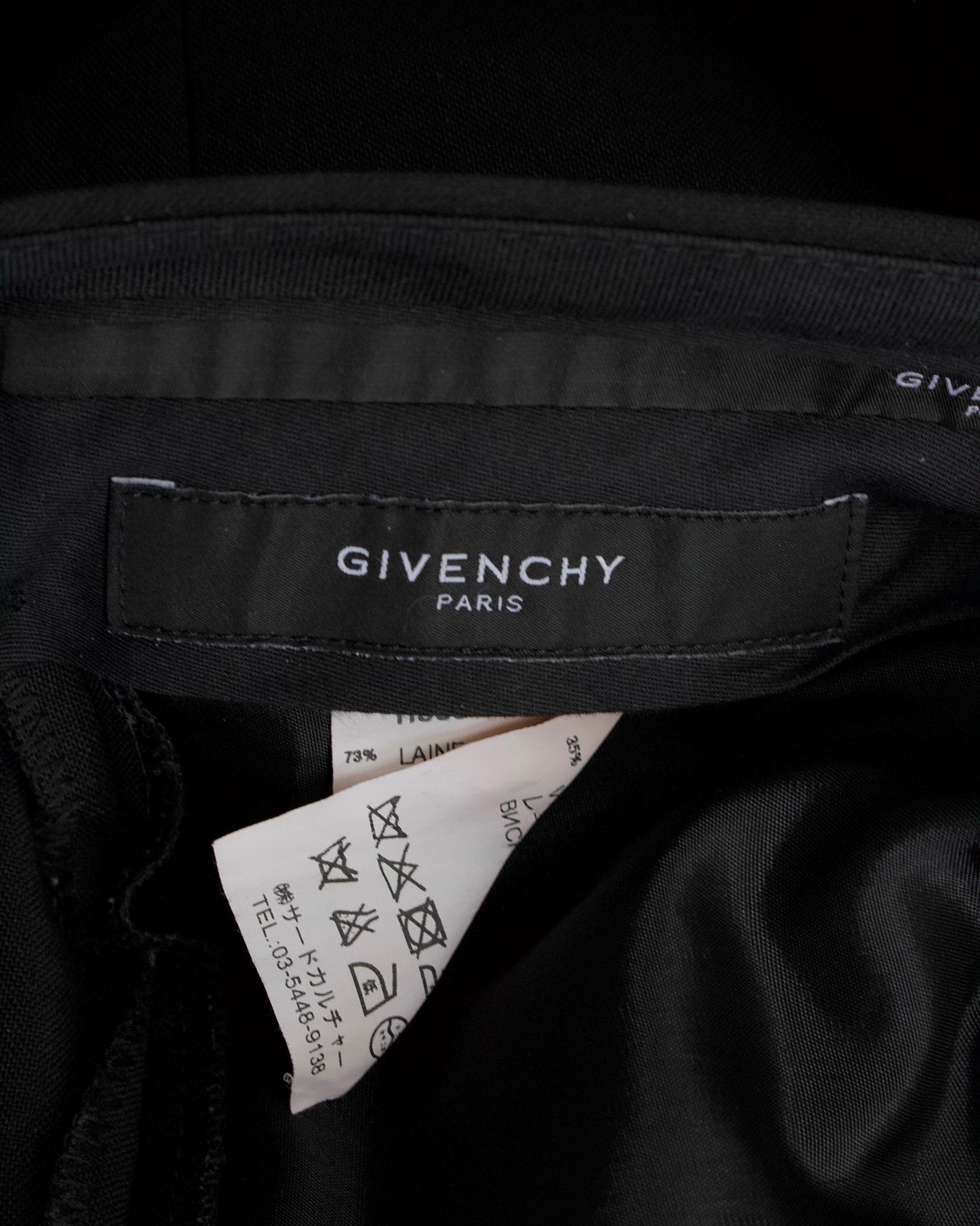 GIVENCHY by Ricardo Tisci AW14 Mohair-blend Wool Dress Trousers