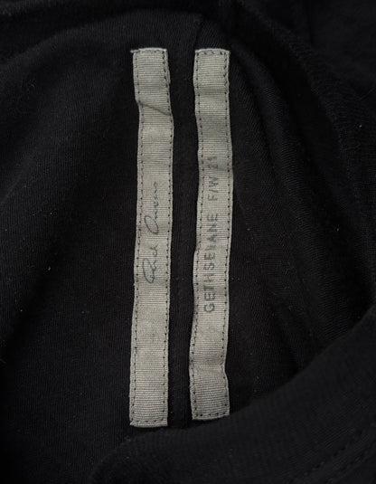 Rick Owens AW21 “GETHSEMANE” Black Double-layered T-shirt