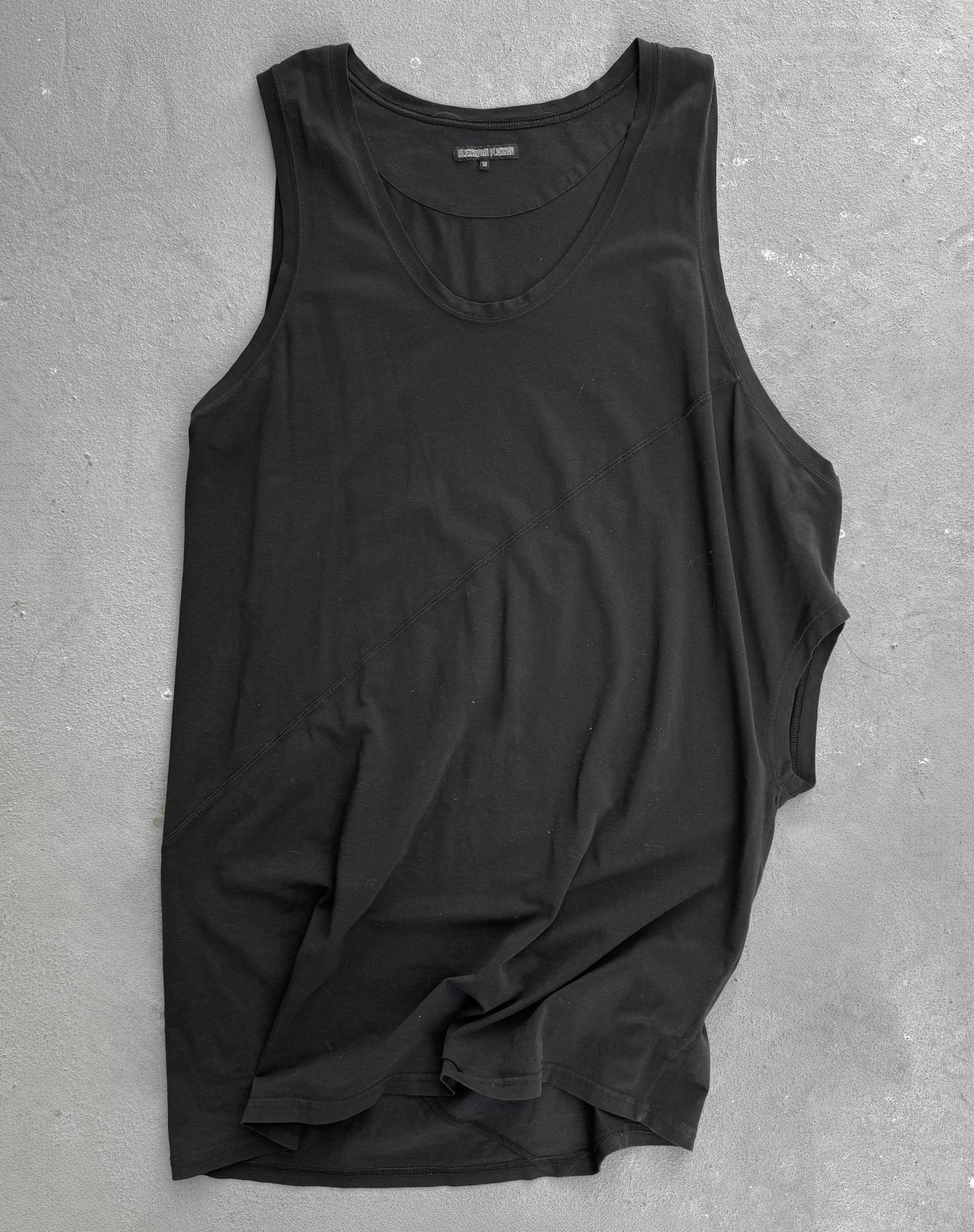 Alexandre Plokhov 2010s Diagonal Seam Long Tank Top