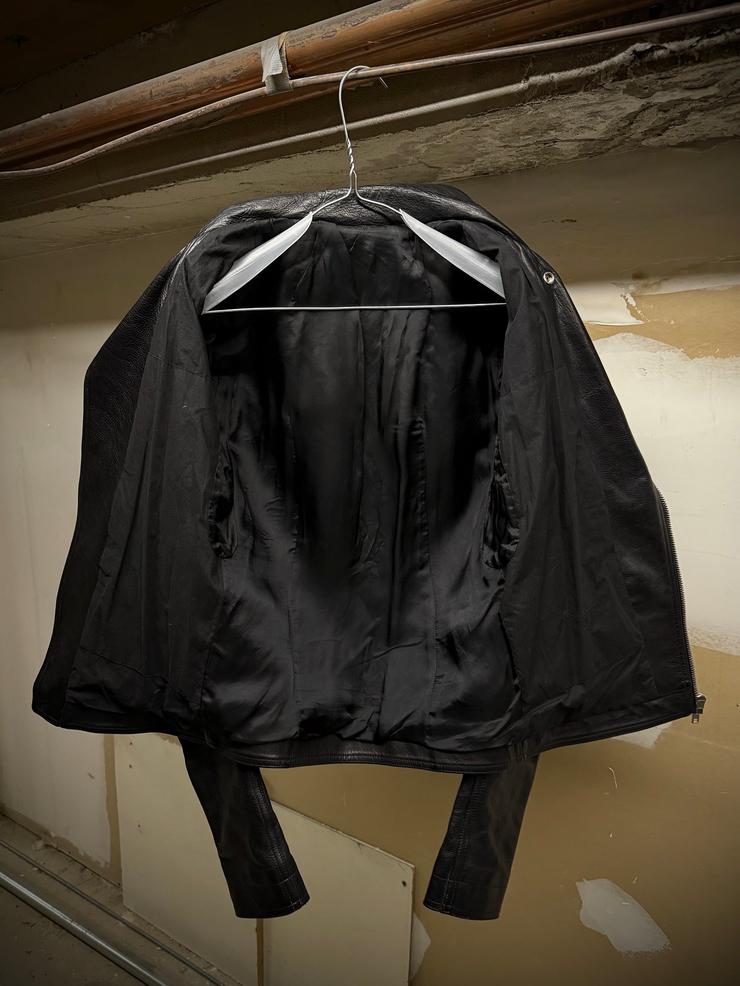 Rick Owens SS17 "WALRUS" Stooges Calf Leather Rider Jacket detail | DRIEW GARMENTS