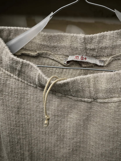 m.a+ by Maurizio Amadei SS24 'P1121EE JMH' Fitted Linen Knit Jogging Pants