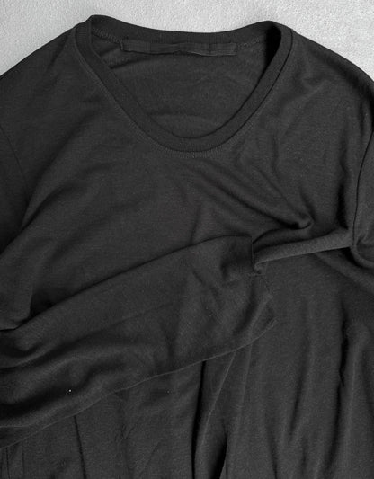 Julius_7 AW18 “Division;” Multi-layered Linen Jersey Long-sleeves