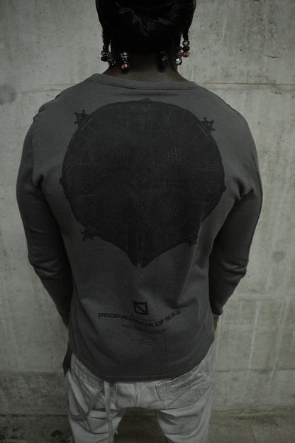 NUKE by Tatsuro Horikawa Late 90s Graphic Long-sleeves Jumper