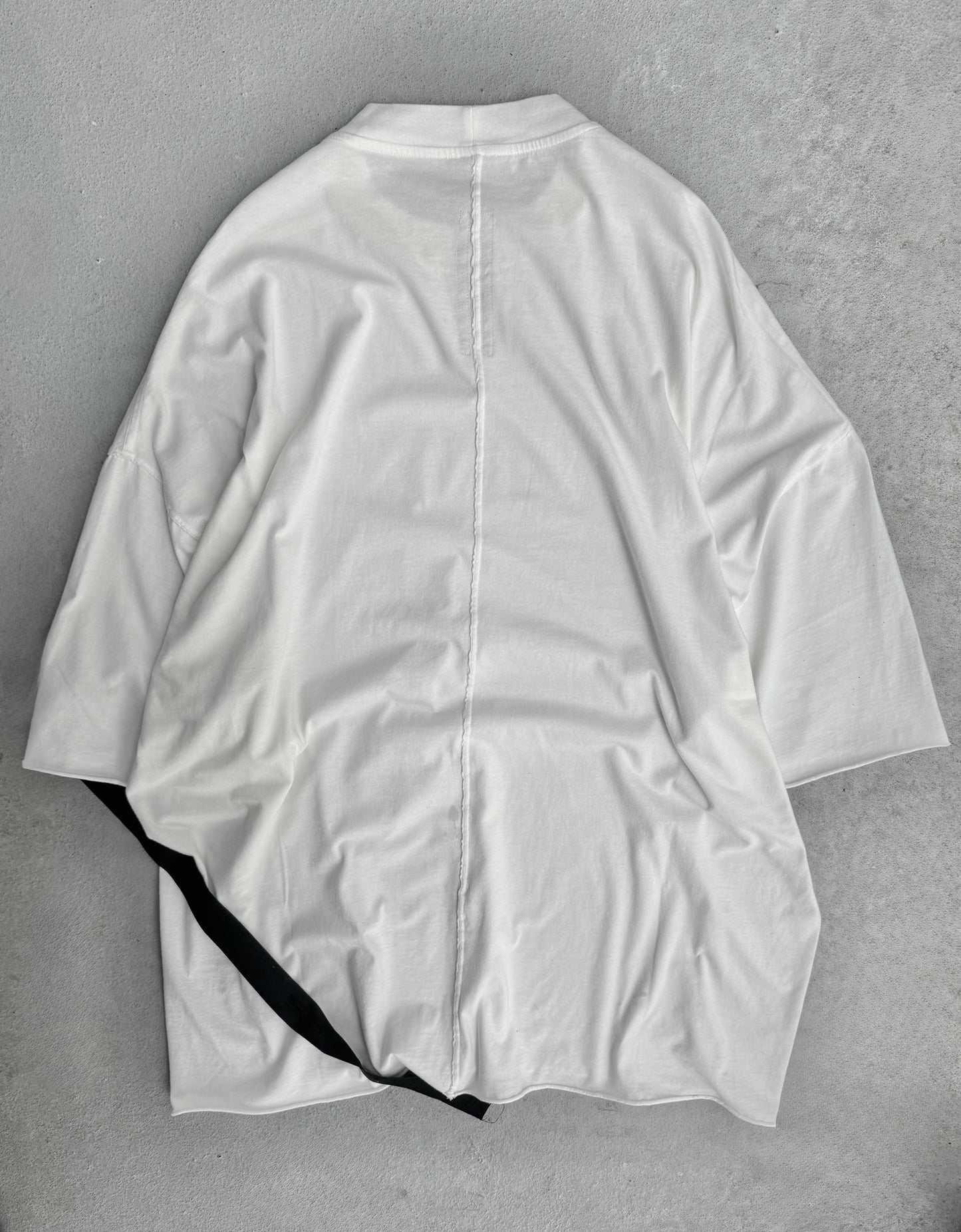 Rick Owens DRKSHDW SS24 "LIDO" MILK Oversized Tommy T-shirt