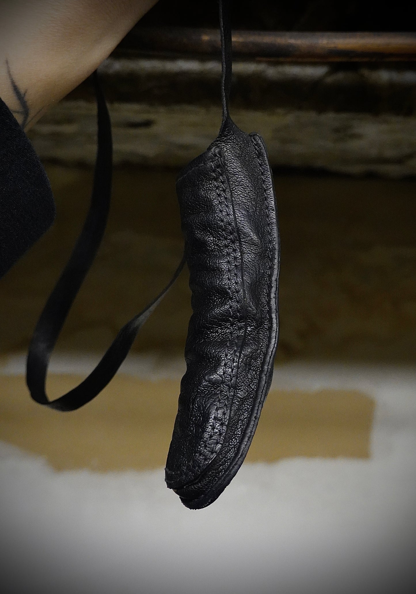 Carol Christian Poell ‘AM/10’ Limited Edition Object-dyed Kangaroo Leather Finger Necklace