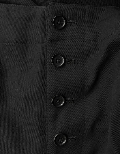 Chistopher Nemeth 'NO.102D' 3D Pleated Knee Wool Crop Pants