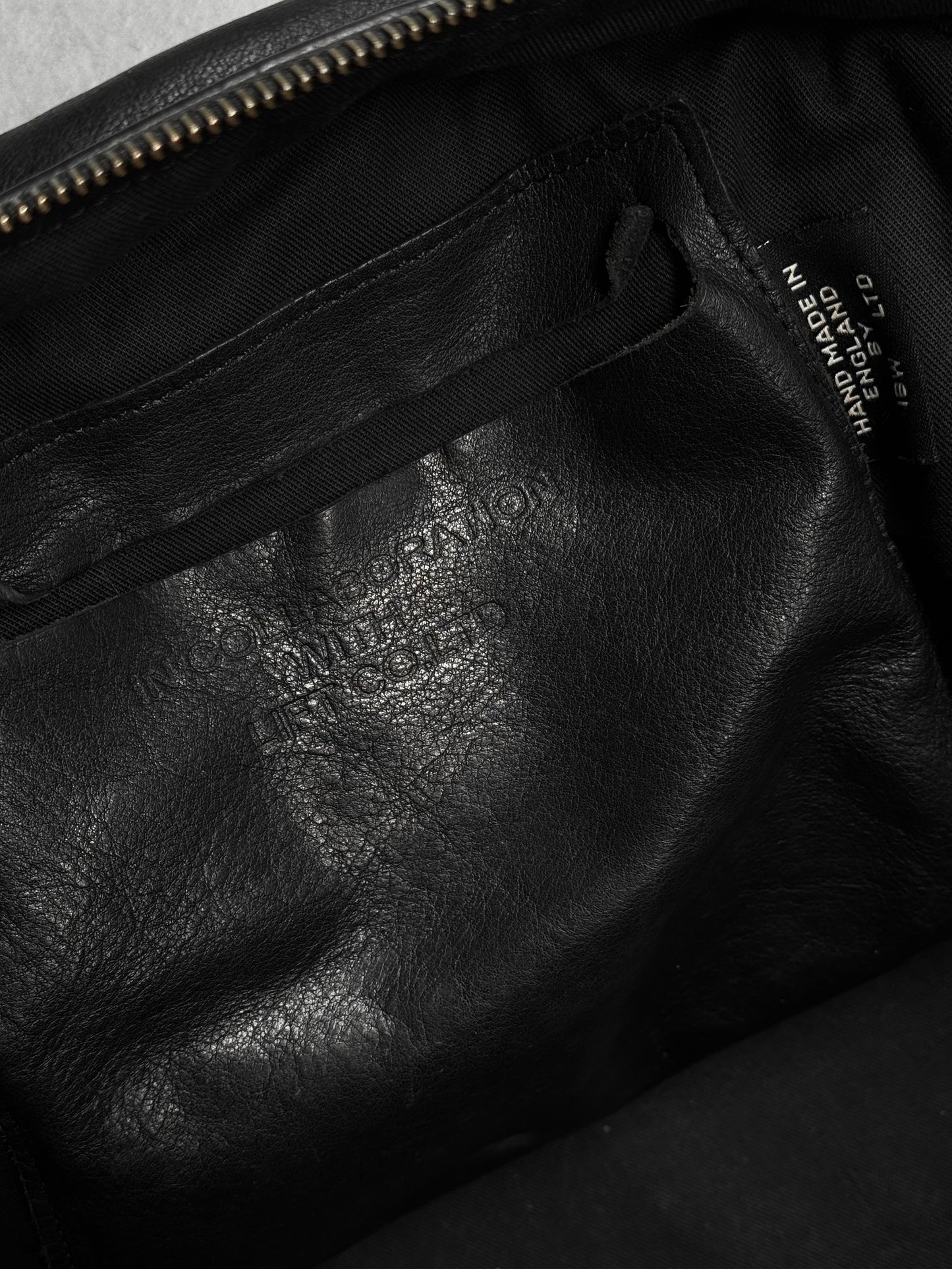 Jas M.B Early 00s Steerhide Leather Handbag