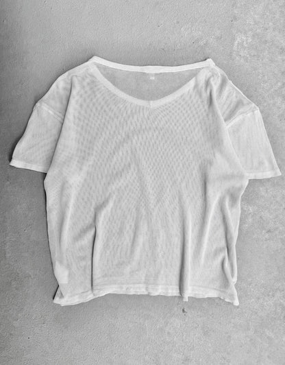 Ann Demeulemeester Early 00s Mesh T-Shirt