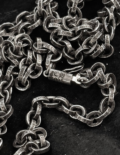 Chrome Hearts “1999” .925 Silver Paper-chain Necklace