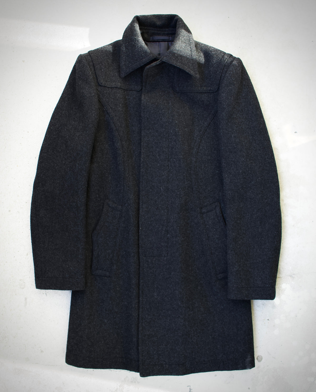 Yuji Yamada 00s Padded Wool Coat | Archive Japanese – DRIEW