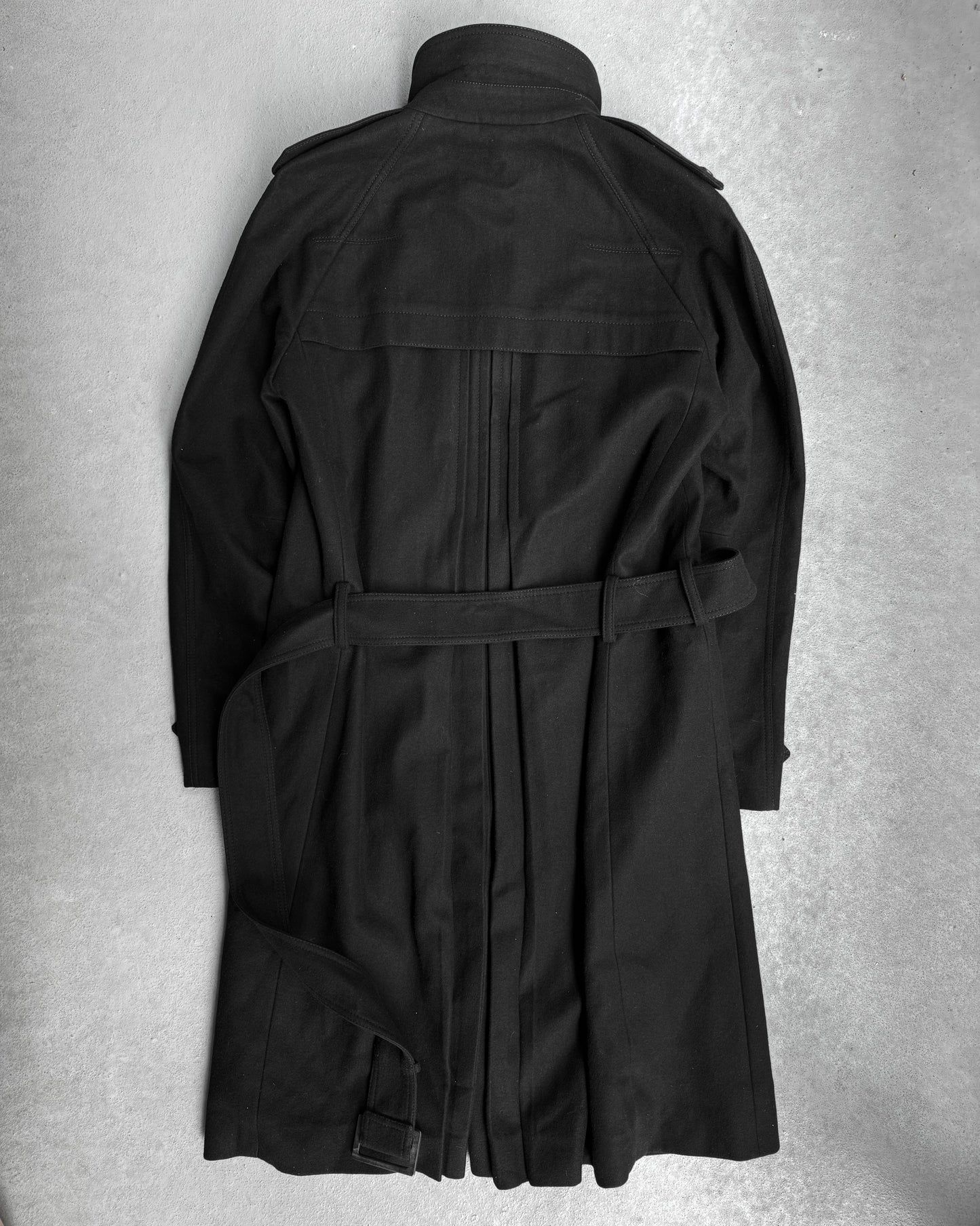 DIOR HOMME by Kris Van Assche AW08 Wool Double-breasted Trench Coat
