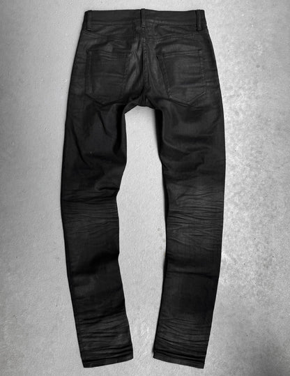 Saint Laurent Paris SS16 Waxed ‘D02’ Skinny Denim