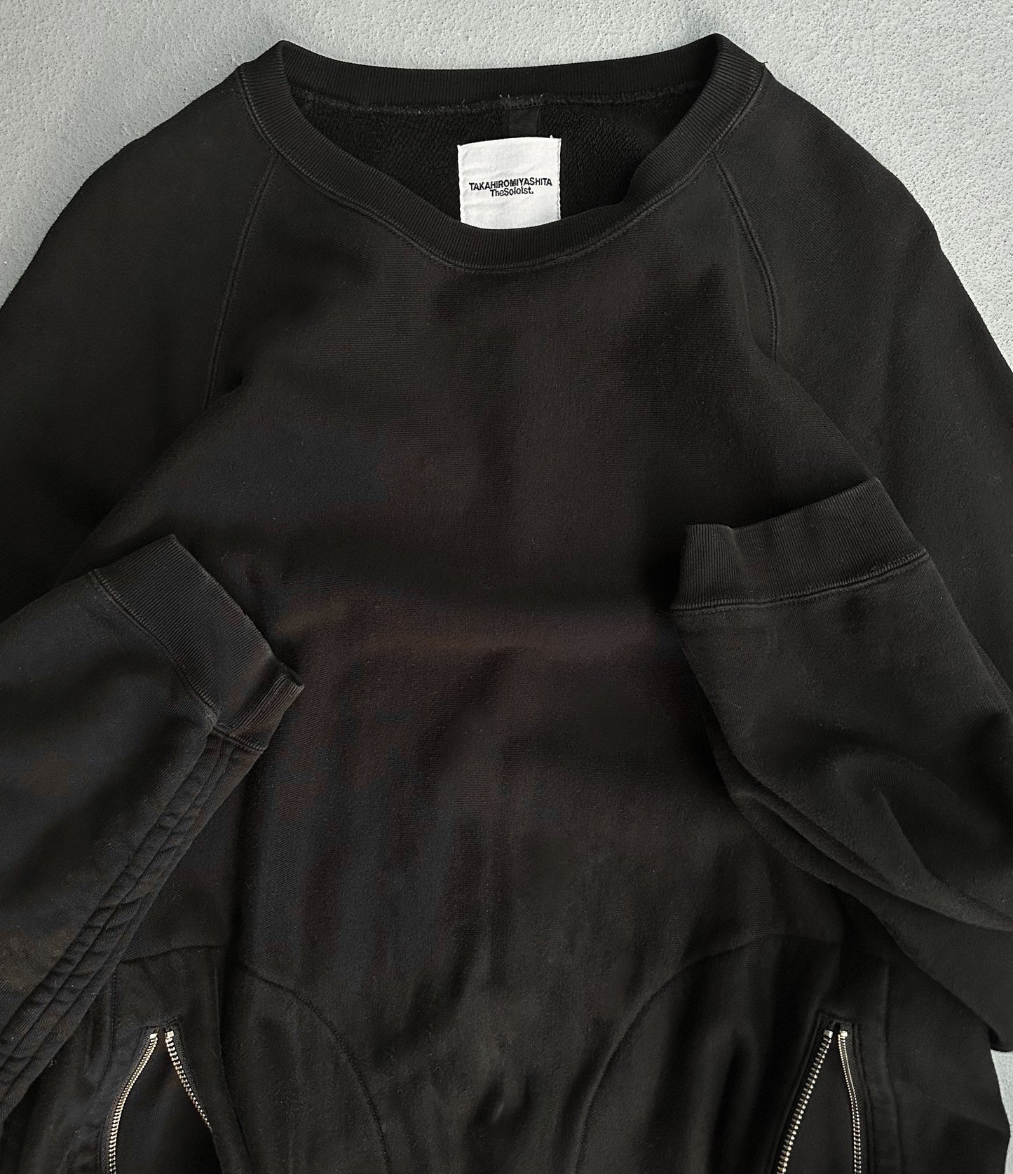 TakahiroMiyashita TheSoloist. AW17 Zip Pockets Crewneck