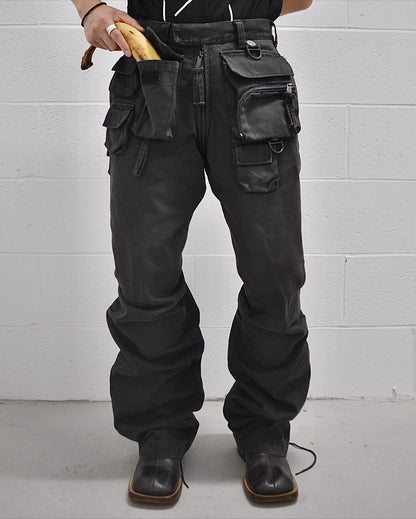 General Research AW98 ‘Parasite’ Multi-pockets Wide Leg Cargo Pants