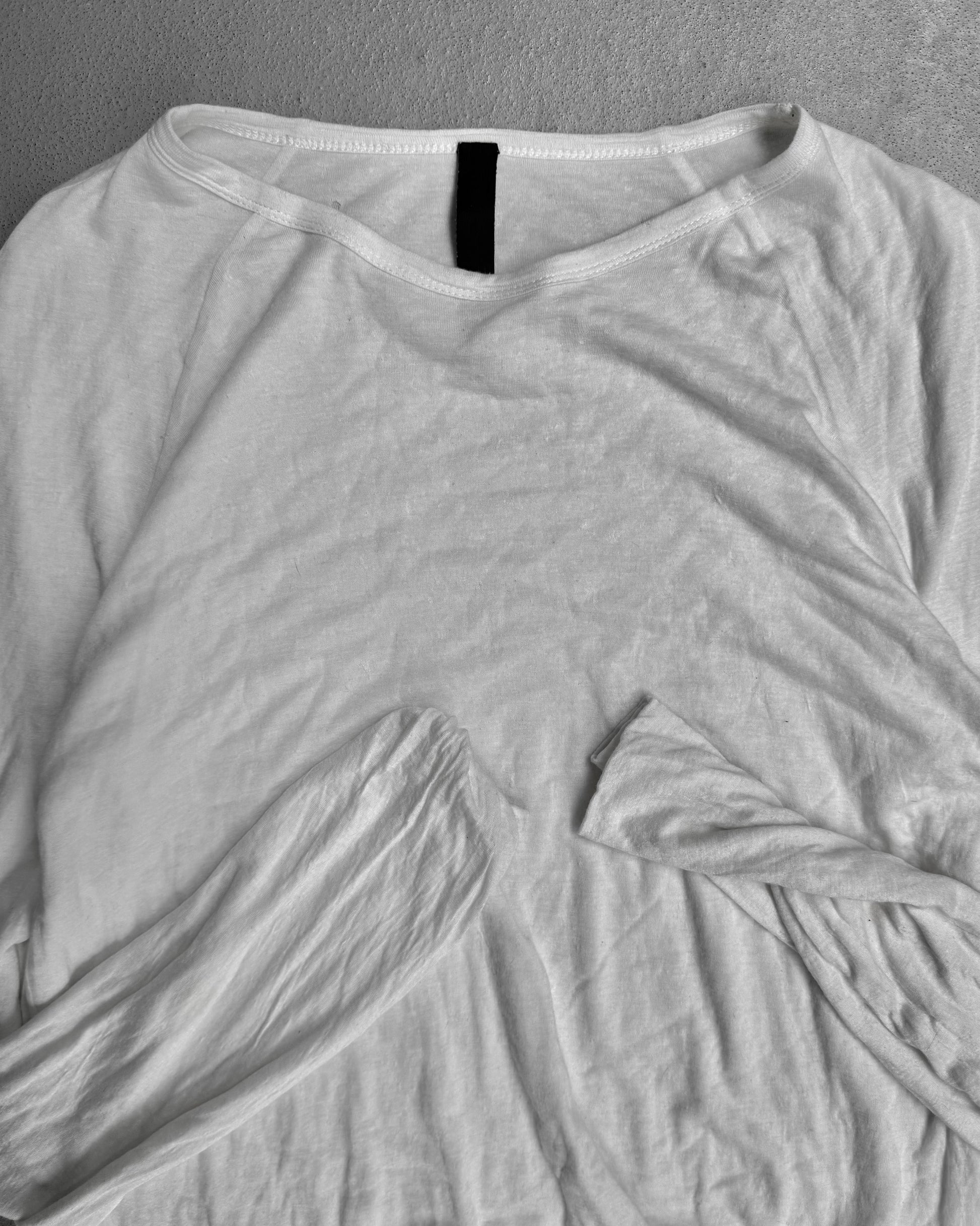 Gray t-shirt on a gray background