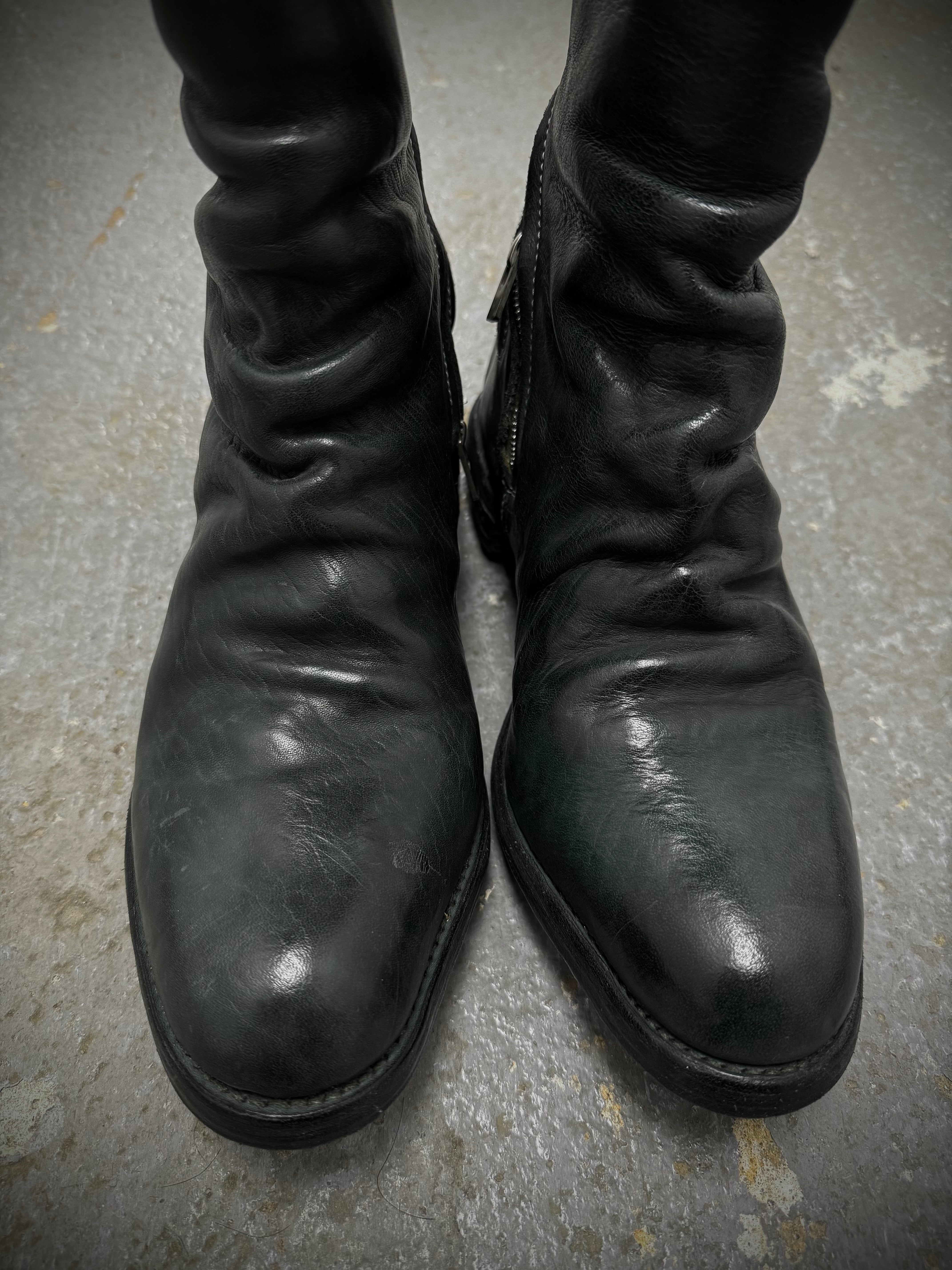 Carol Christian Poell Spur Biter Crimp Front Boots | DRIEW