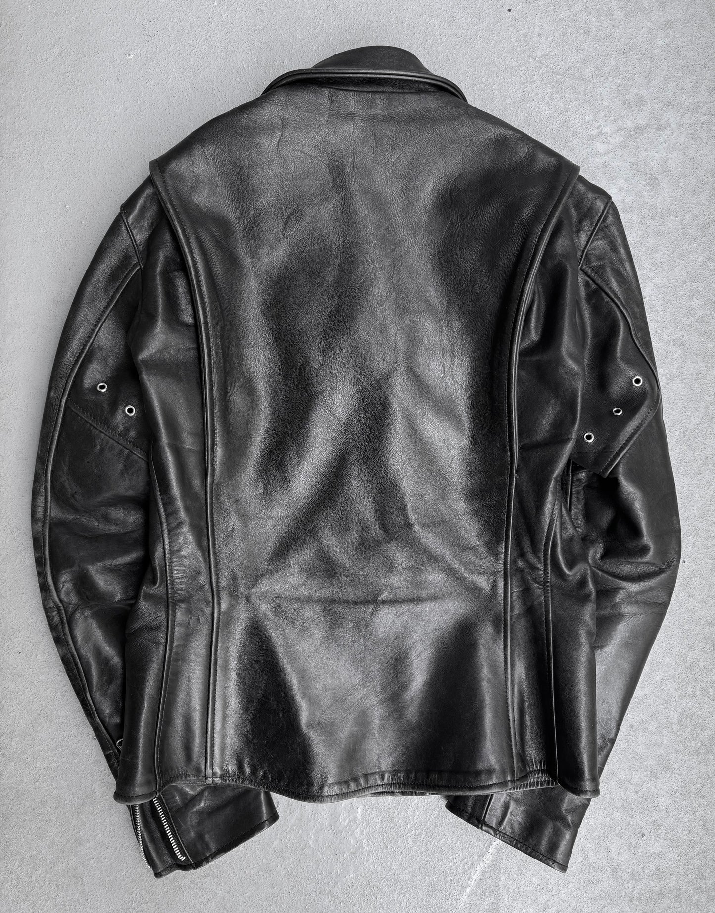 eYe Junya Watanabe MAN x VANSON Leathers AD2010 Full-grain Cowhide Leather Perfecto Rider Jacket