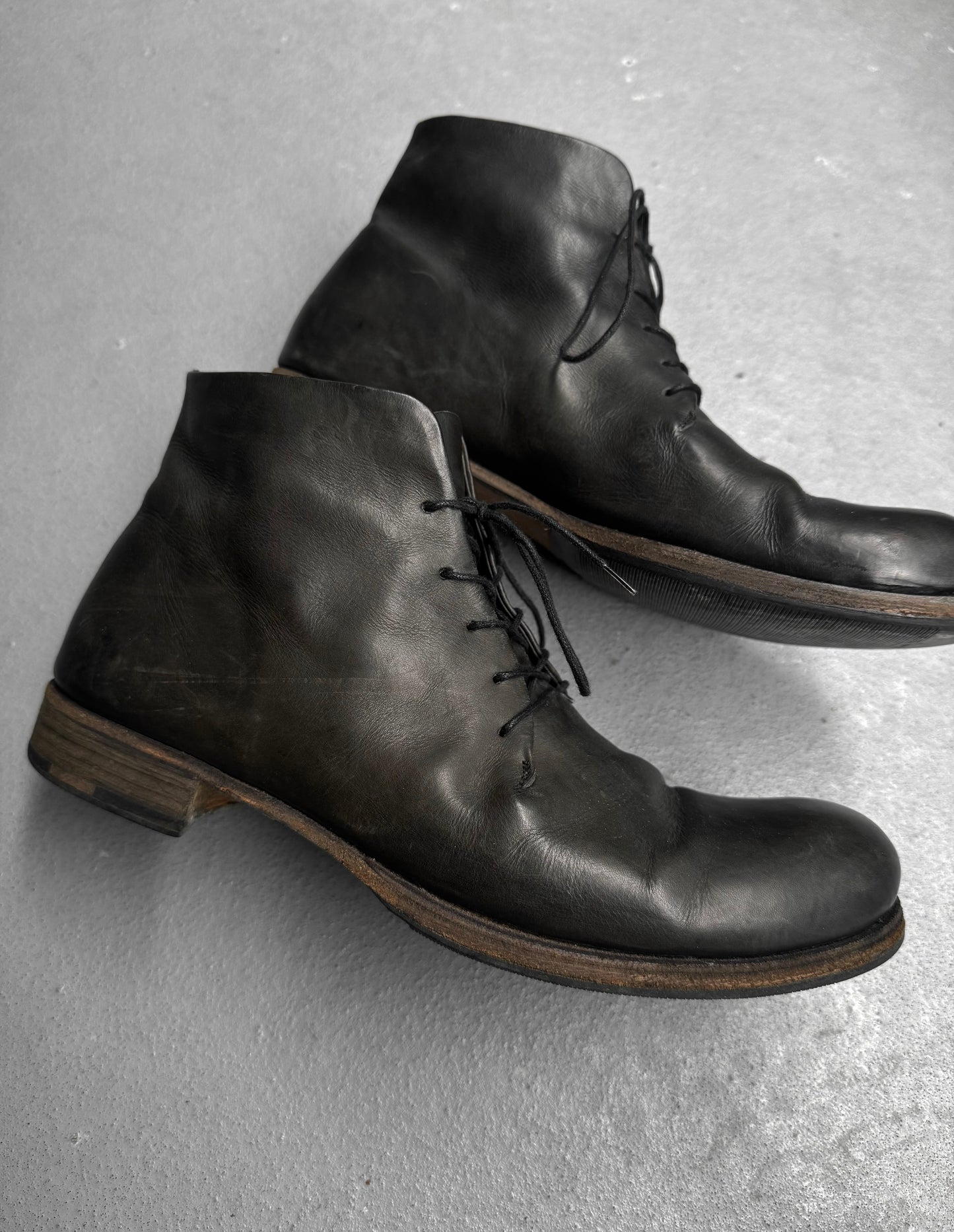 m.a+ by Maurizio Amadei 'S1A2' VA 1.5 One Piece Leather Short Boots