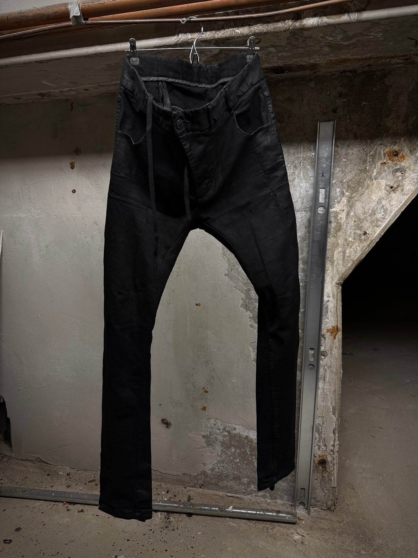 Boris Bidjan Saberi AW24 ‘P13 TF F1939’ Black Light Vinyl Coated Denim