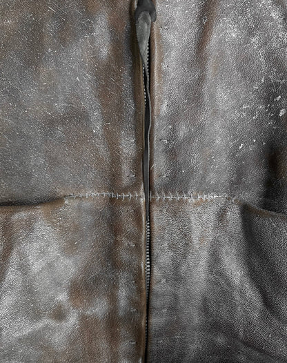 m.a+ by Maurizio Amadei ‘J224Z*’ Molded Horse Leather Rider Jacket