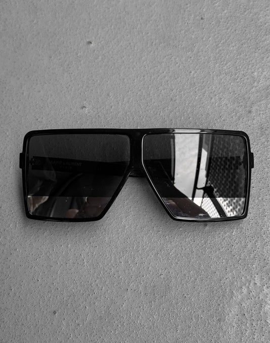 Saint Laurent Paris ‘SL-183’ Betty’s Oversized Visor Sunglasses