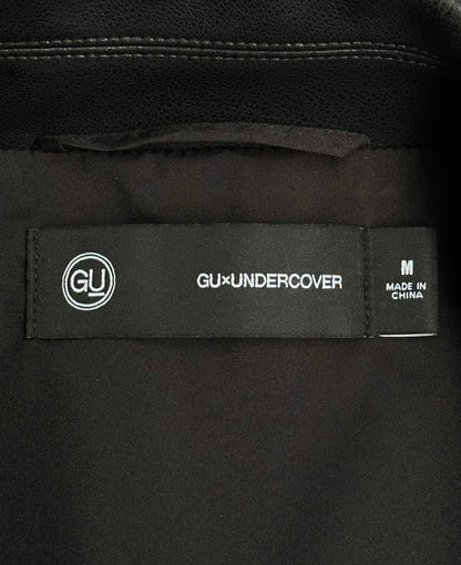 GU x UNDERCOVER AW21 Convertible Biker Leather Jacket