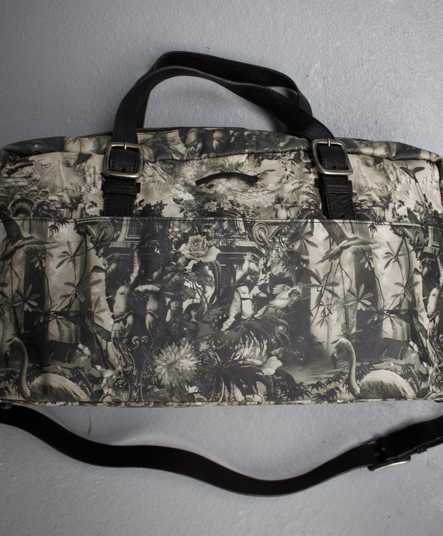 Jean-Paul GAULTIER Vintage 90s “Psychedelic” Tropical Printed Duffle Bag