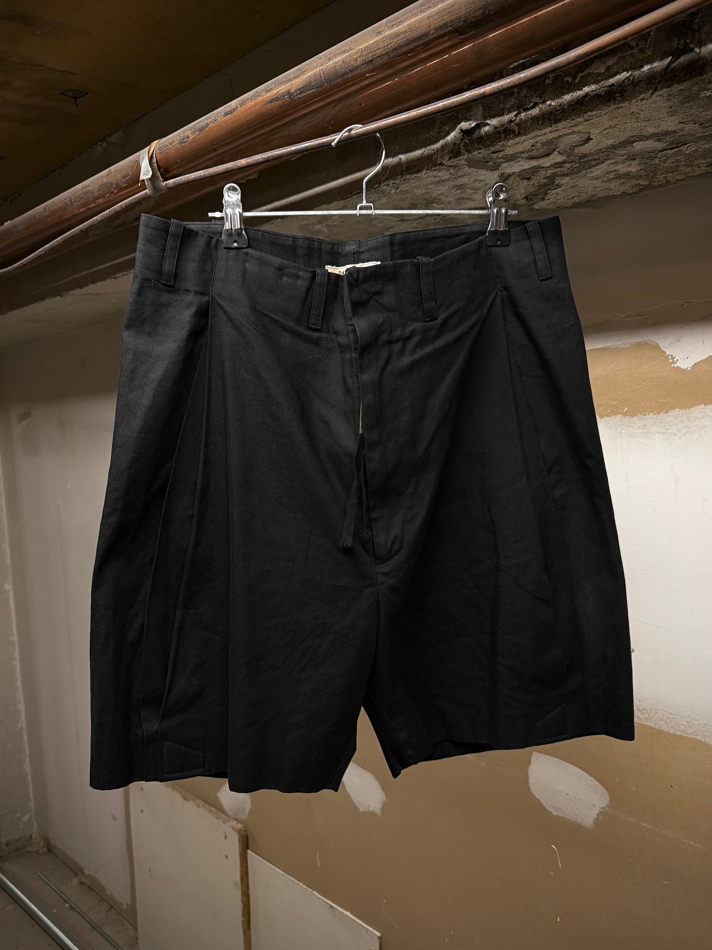 DAMIR DOMA SS09 Double Pleated Drop-crotch Shorts