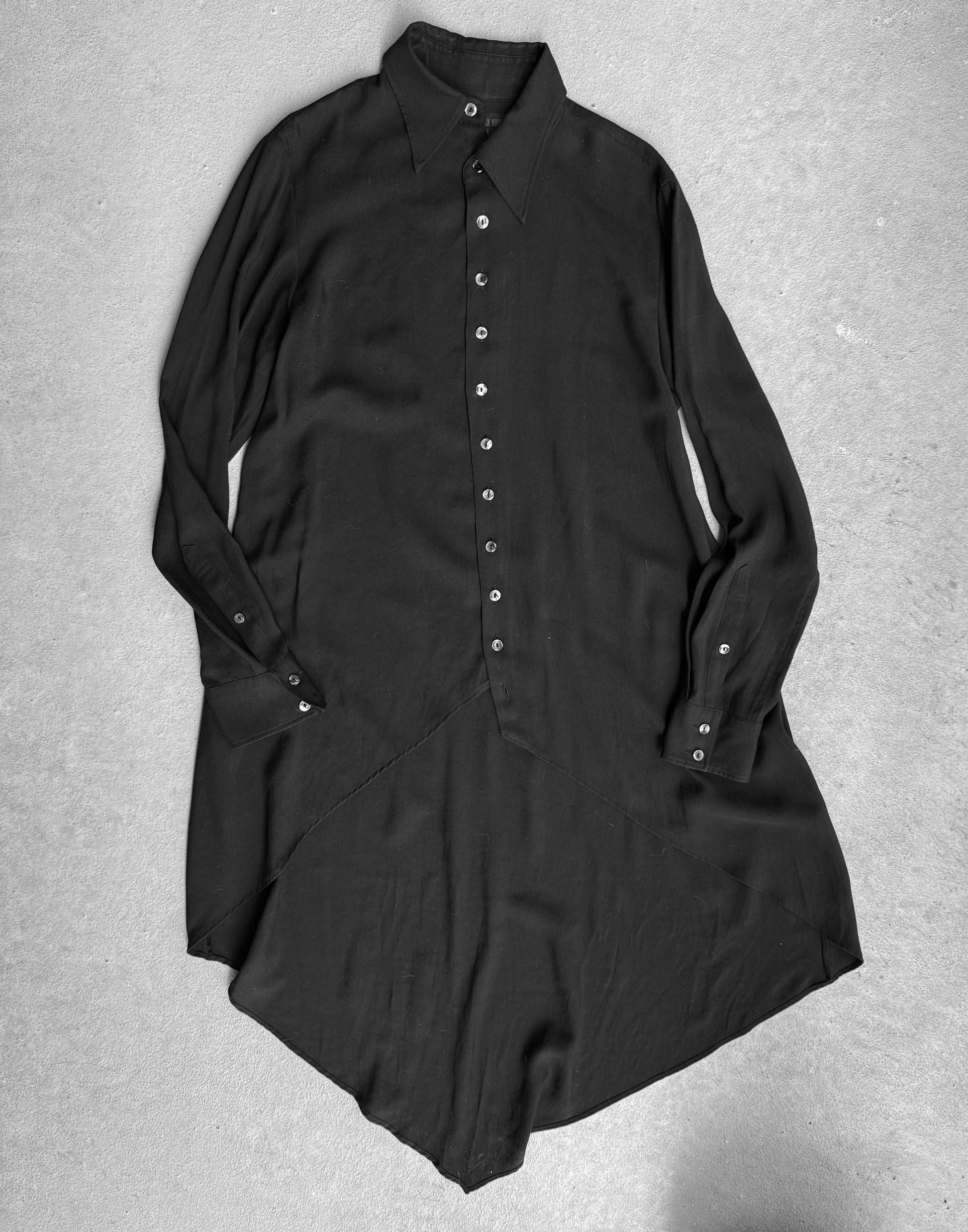 Black Peace Now Gothic Asymmetrical Shirt | Early 00s DRIEW Black Peace Now Gothic Asymmetrical Shirt | Early 00s DRIEW