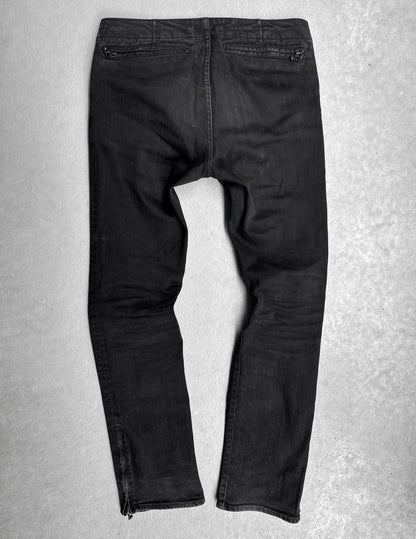 Number (N)ine SS05 “Nightcrawler” Multi-zip Skinny Rider Denim