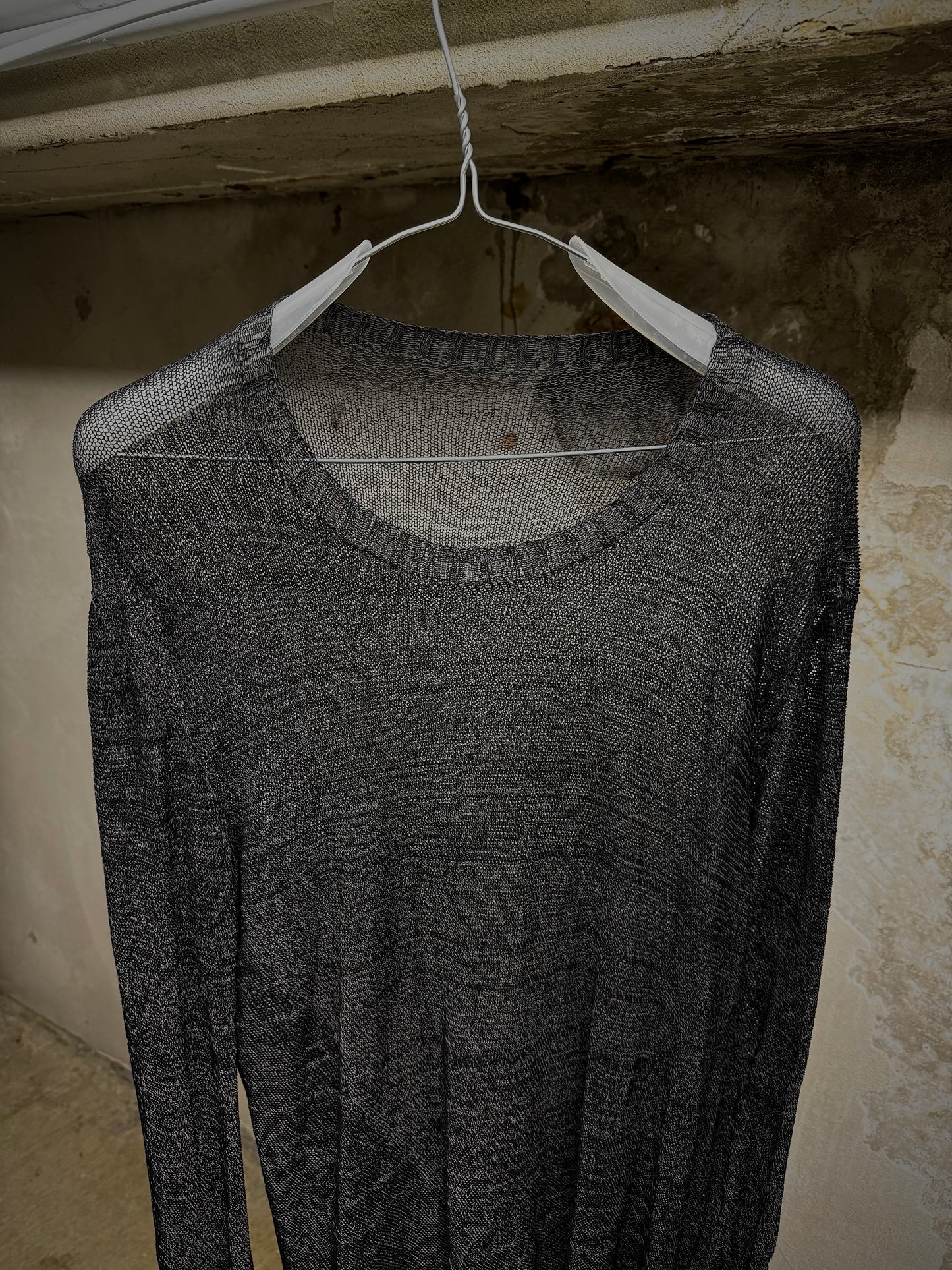DEEPTI Collection °022-023 'K-164 LUX-96L' Reflective Longsleeve Knit detail | DRIEW GARMENTS