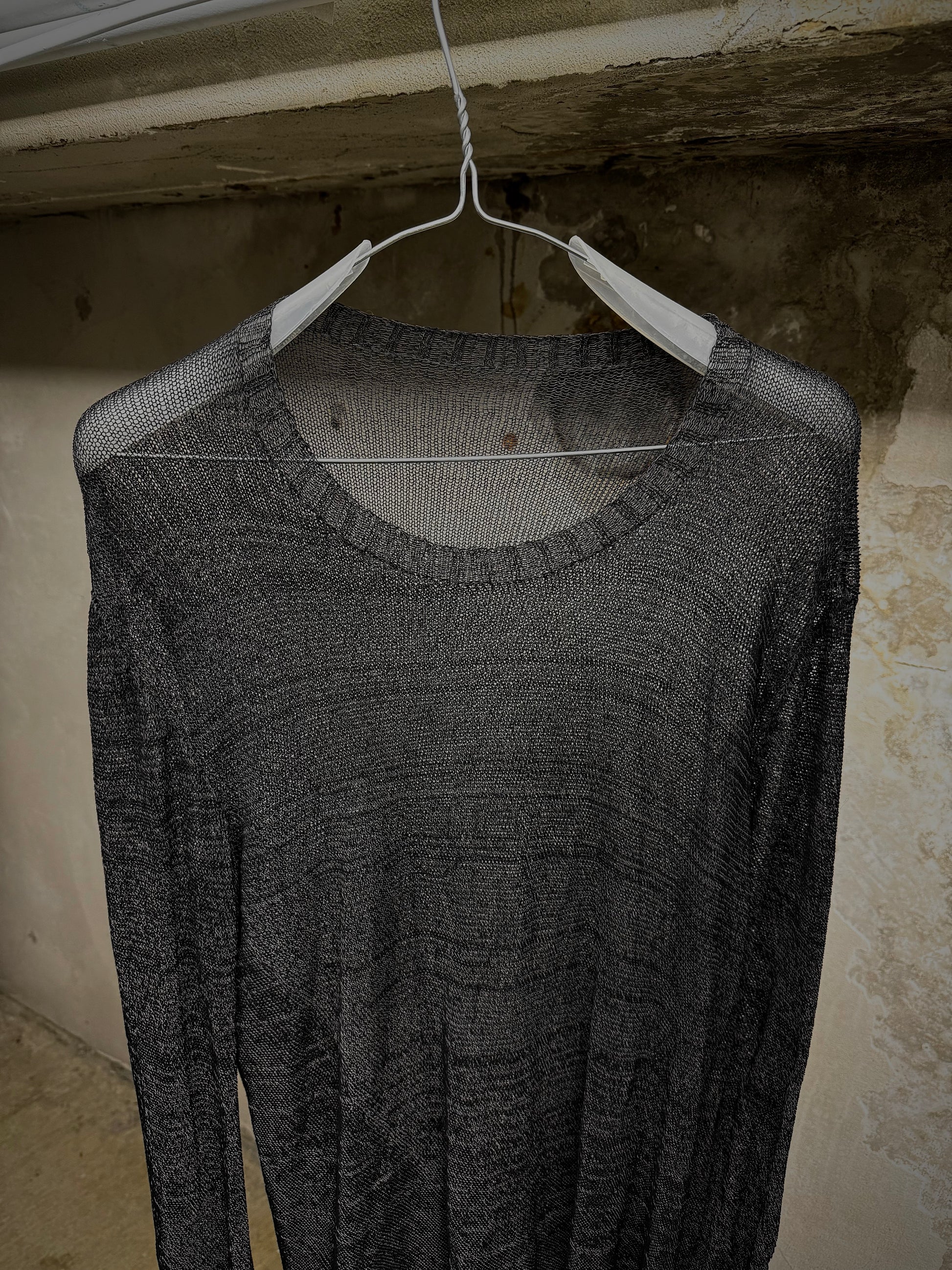 DEEPTI Collection °022-023 'K-164 LUX-96L' Reflective Longsleeve Knit detail | DRIEW GARMENTS