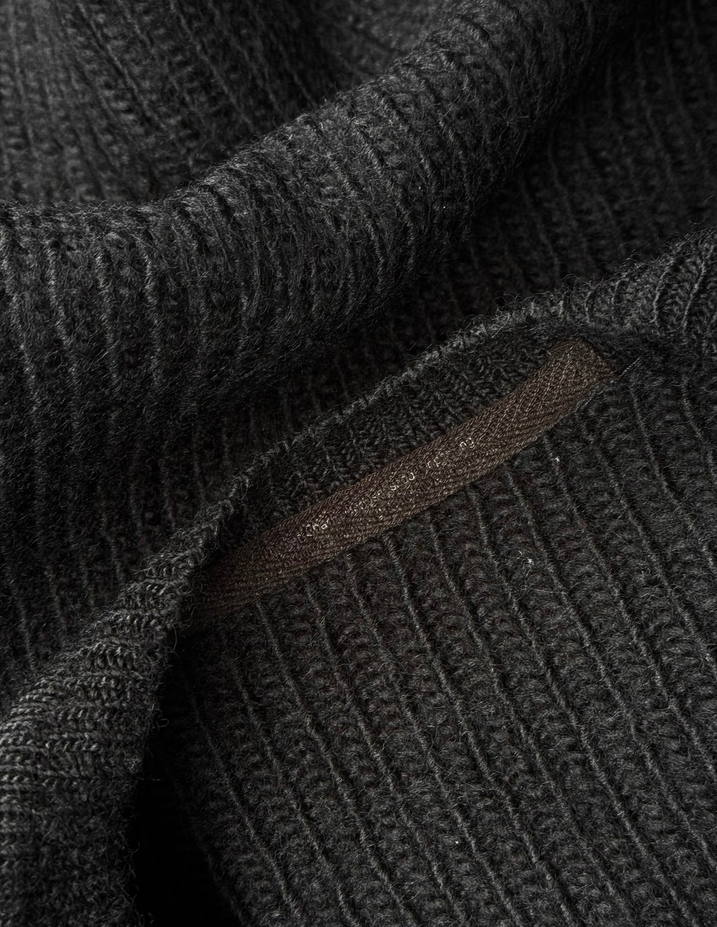 Julius_7 AW18-19 “ISDN;” Distressed Roving Wool Knit Sweater