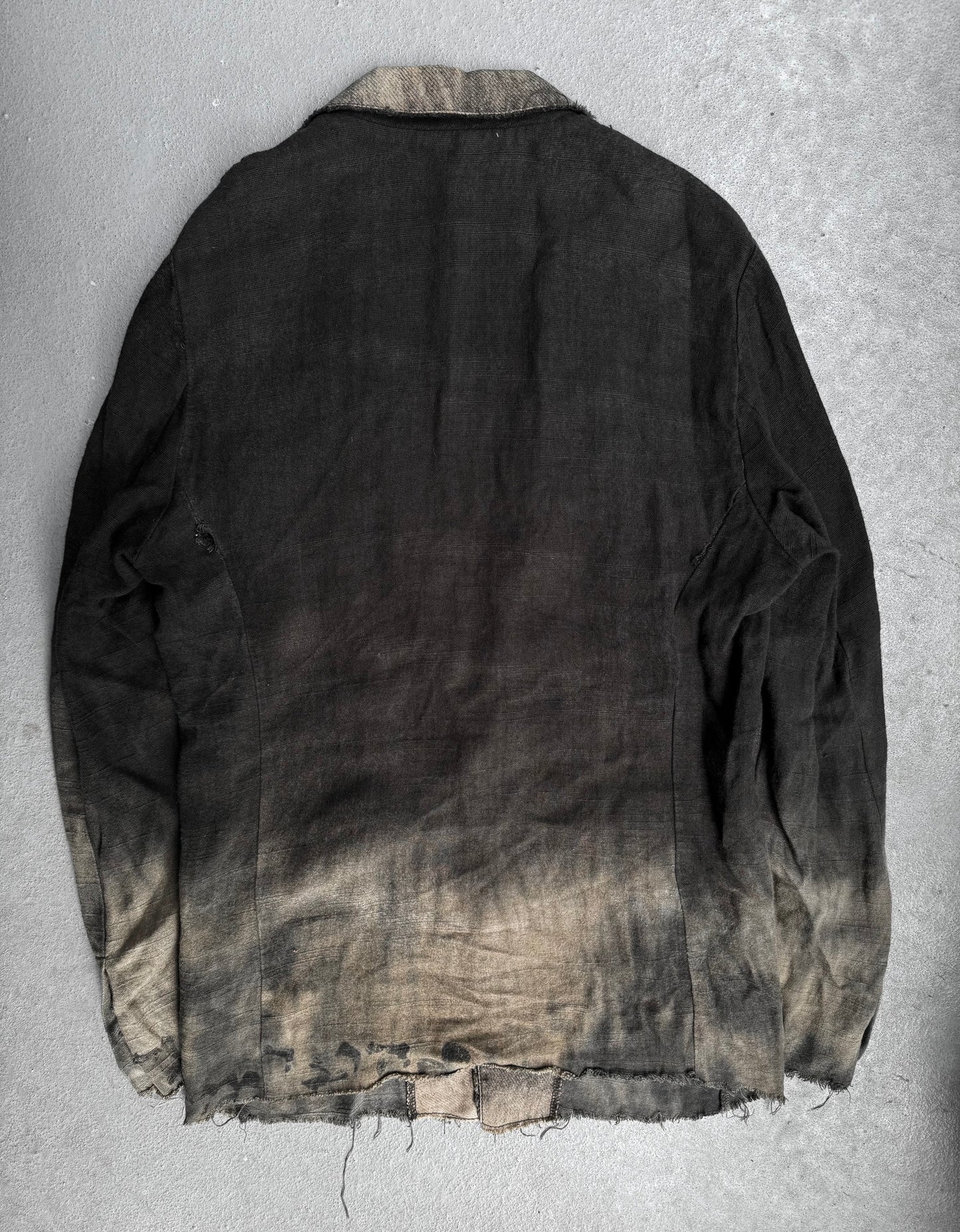 14thAddiction Early 00s Distressed Single Button Blazer