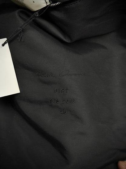 Rick Owens SS18 "DIRT" 'Jumbo Brother' Nylon Jacket detail | DRIEW GARMENTS
