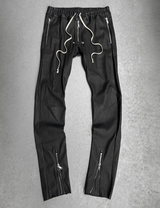 Rick Owens AW23 "LUXOR" Gary Lamb Leather Skinny Pants