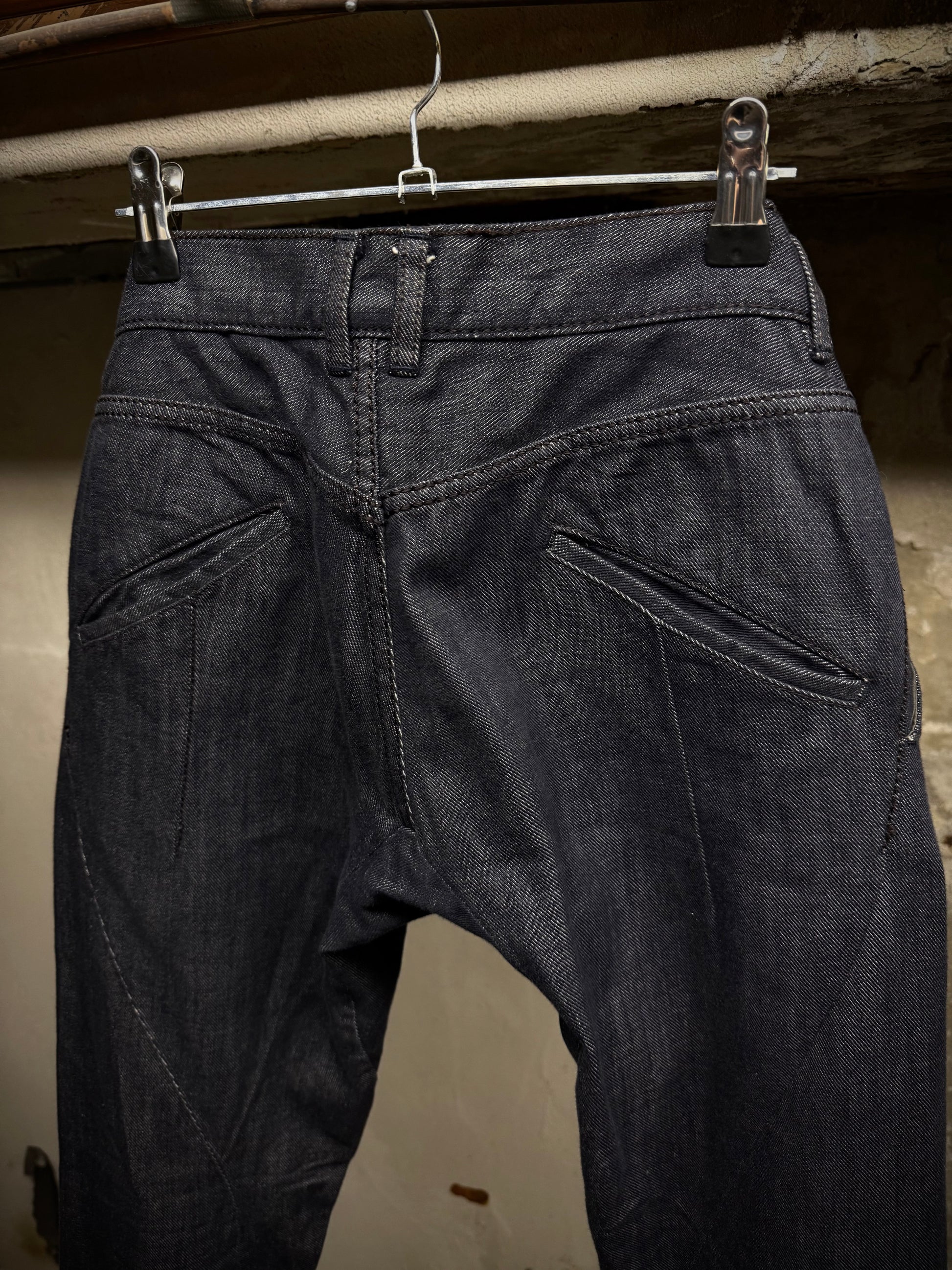 DEVOA 2010s Indigo Chain Seam J-Cut Selvedge Denim detail | DRIEW GARMENTS