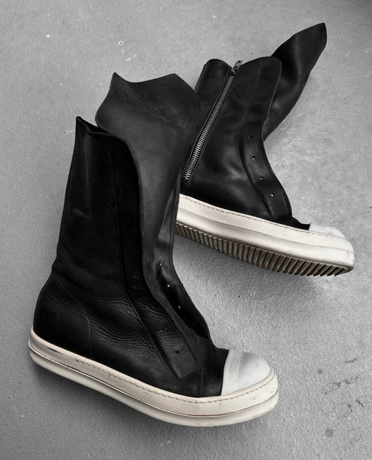 Rick Owens AW12 "MOUNTAIN" Laceless Leather Ramone Boots