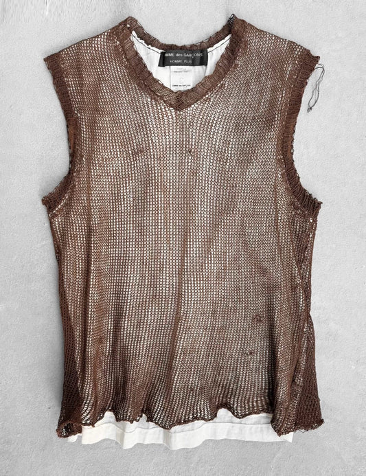 *SAMPLE* COMME des GARÇONS HOMME PLUS AW95 Mesh Tank Top