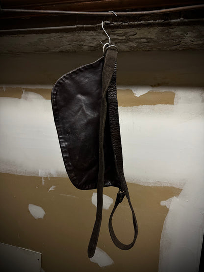 GUIDI ‘Q10M’ Brown Full-grain Horse Leather Shoulder Bag